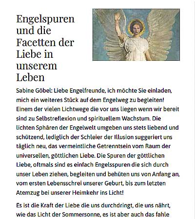 Engelspuren und die Facetten der Liebe in unserem Leben