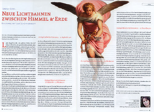 Neue Lichtbahnen zwischen Himmel & Erde